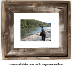 horse trail rides near me in Nappanee, Indiana